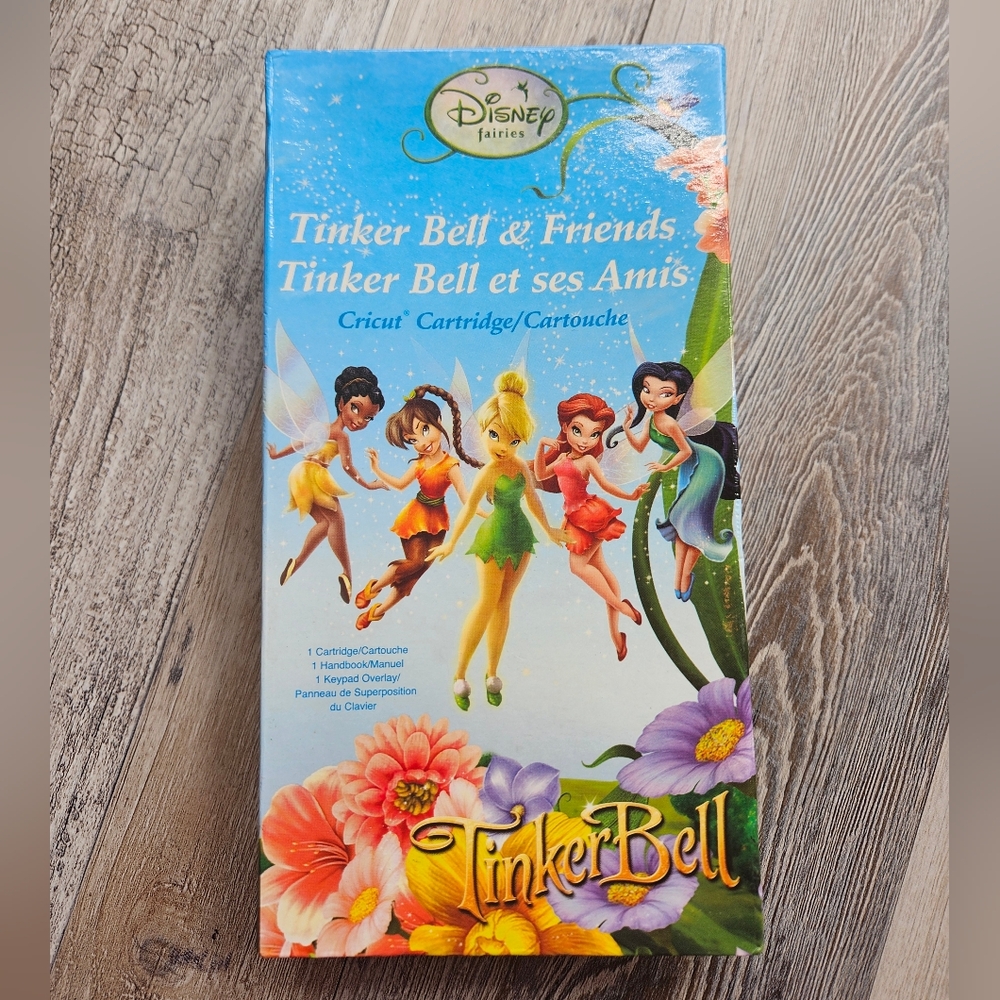 Cricut Tinkerbell & Friends Cartridge Disney Tinker Bell 290696 Fairies